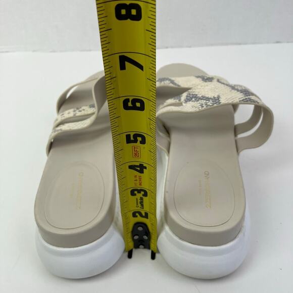 Cole Haan 2. Zerogrand Snake Print Slotted Slide Sandals W13317 Womens Sz 10.5 - Picture 9 of 16